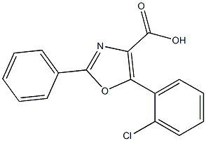 5-(2-chlorophenyl)-2-phenyl-1,3-oxazole-4-carboxylic acid|