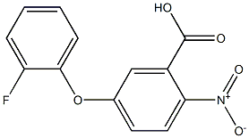 5-(2-fluorophenoxy)-2-nitrobenzoic acid Structure