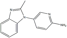5-(2-methyl-1H-1,3-benzodiazol-1-yl)pyridin-2-amine Struktur