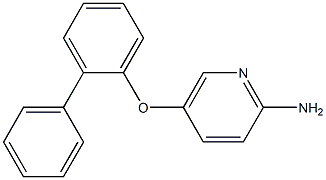 5-(2-phenylphenoxy)pyridin-2-amine,,结构式