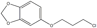 5-(3-chloropropoxy)-2H-1,3-benzodioxole Struktur