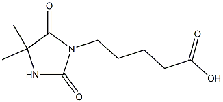 5-(4,4-dimethyl-2,5-dioxoimidazolidin-1-yl)pentanoic acid