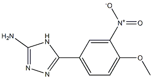 5-(4-methoxy-3-nitrophenyl)-4H-1,2,4-triazol-3-amine Structure