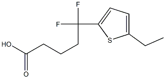 5-(5-ethylthiophen-2-yl)-5,5-difluoropentanoic acid