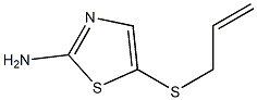 5-(allylthio)-1,3-thiazol-2-amine,,结构式