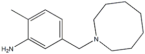 5-(azocan-1-ylmethyl)-2-methylaniline,,结构式