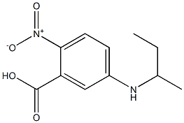 5-(butan-2-ylamino)-2-nitrobenzoic acid Structure