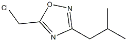  5-(chloromethyl)-3-(2-methylpropyl)-1,2,4-oxadiazole