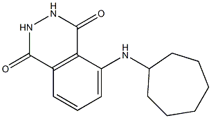 5-(cycloheptylamino)-1,2,3,4-tetrahydrophthalazine-1,4-dione Structure