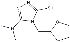 5-(dimethylamino)-4-(tetrahydrofuran-2-ylmethyl)-4H-1,2,4-triazole-3-thiol|