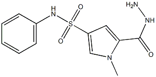 5-(hydrazinocarbonyl)-1-methyl-N-phenyl-1H-pyrrole-3-sulfonamide|