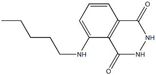 5-(pentylamino)-1,2,3,4-tetrahydrophthalazine-1,4-dione Structure