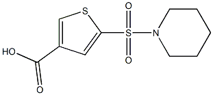 5-(piperidine-1-sulfonyl)thiophene-3-carboxylic acid