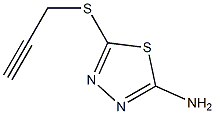 5-(prop-2-yn-1-ylsulfanyl)-1,3,4-thiadiazol-2-amine Structure