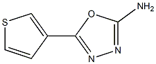 5-(thiophen-3-yl)-1,3,4-oxadiazol-2-amine Structure