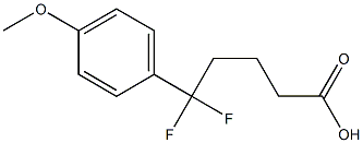 5,5-difluoro-5-(4-methoxyphenyl)pentanoic acid