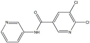 5,6-dichloro-N-(pyridin-3-yl)pyridine-3-carboxamide Structure