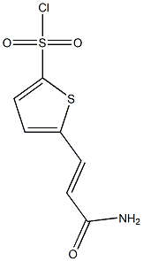 5-[(1E)-3-amino-3-oxoprop-1-enyl]thiophene-2-sulfonyl chloride