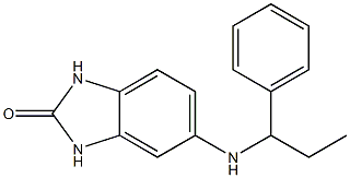 5-[(1-phenylpropyl)amino]-2,3-dihydro-1H-1,3-benzodiazol-2-one