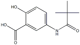 5-[(2,2-dimethylpropanoyl)amino]-2-hydroxybenzoic acid