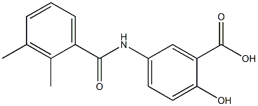 5-[(2,3-dimethylbenzoyl)amino]-2-hydroxybenzoic acid Structure