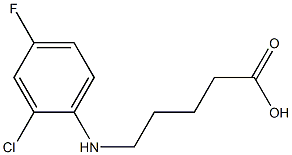 5-[(2-chloro-4-fluorophenyl)amino]pentanoic acid