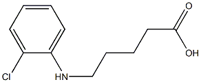 5-[(2-chlorophenyl)amino]pentanoic acid,,结构式