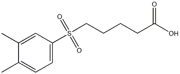 5-[(3,4-dimethylbenzene)sulfonyl]pentanoic acid