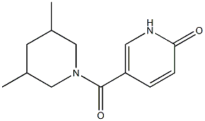  5-[(3,5-dimethylpiperidin-1-yl)carbonyl]-1,2-dihydropyridin-2-one