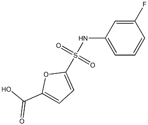 5-[(3-fluorophenyl)sulfamoyl]furan-2-carboxylic acid