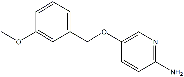 5-[(3-methoxyphenyl)methoxy]pyridin-2-amine 化学構造式