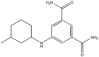 5-[(3-methylcyclohexyl)amino]benzene-1,3-dicarboxamide