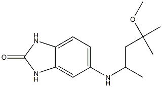 5-[(4-methoxy-4-methylpentan-2-yl)amino]-2,3-dihydro-1H-1,3-benzodiazol-2-one