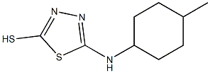 5-[(4-methylcyclohexyl)amino]-1,3,4-thiadiazole-2-thiol Structure