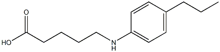  5-[(4-propylphenyl)amino]pentanoic acid