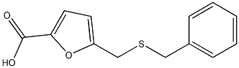 5-[(benzylthio)methyl]-2-furoic acid Struktur