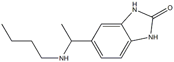 5-[1-(butylamino)ethyl]-2,3-dihydro-1H-1,3-benzodiazol-2-one,,结构式