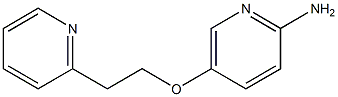 5-[2-(pyridin-2-yl)ethoxy]pyridin-2-amine 结构式