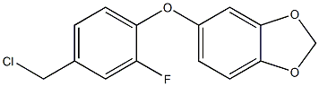 5-[4-(chloromethyl)-2-fluorophenoxy]-2H-1,3-benzodioxole