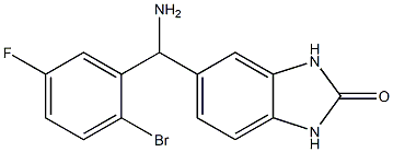 5-[amino(2-bromo-5-fluorophenyl)methyl]-2,3-dihydro-1H-1,3-benzodiazol-2-one