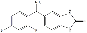 5-[amino(4-bromo-2-fluorophenyl)methyl]-2,3-dihydro-1H-1,3-benzodiazol-2-one