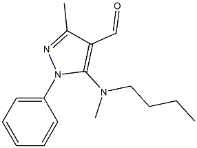 5-[butyl(methyl)amino]-3-methyl-1-phenyl-1H-pyrazole-4-carbaldehyde