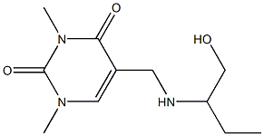  5-{[(1-hydroxybutan-2-yl)amino]methyl}-1,3-dimethyl-1,2,3,4-tetrahydropyrimidine-2,4-dione