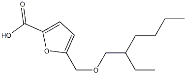5-{[(2-ethylhexyl)oxy]methyl}furan-2-carboxylic acid Structure