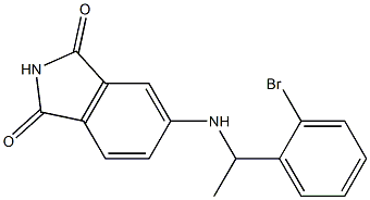 5-{[1-(2-bromophenyl)ethyl]amino}-2,3-dihydro-1H-isoindole-1,3-dione