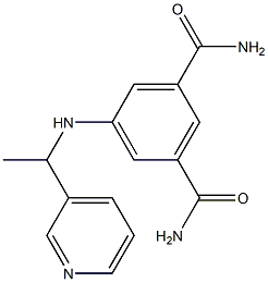 5-{[1-(pyridin-3-yl)ethyl]amino}benzene-1,3-dicarboxamide