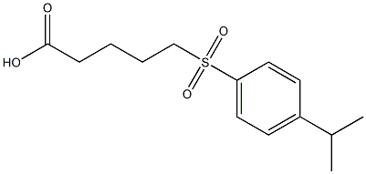 5-{[4-(propan-2-yl)benzene]sulfonyl}pentanoic acid