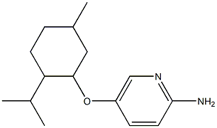 5-{[5-methyl-2-(propan-2-yl)cyclohexyl]oxy}pyridin-2-amine Structure