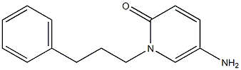 5-amino-1-(3-phenylpropyl)-1,2-dihydropyridin-2-one Structure