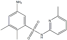 5-amino-2,3-dimethyl-N-(6-methylpyridin-2-yl)benzene-1-sulfonamide Structure